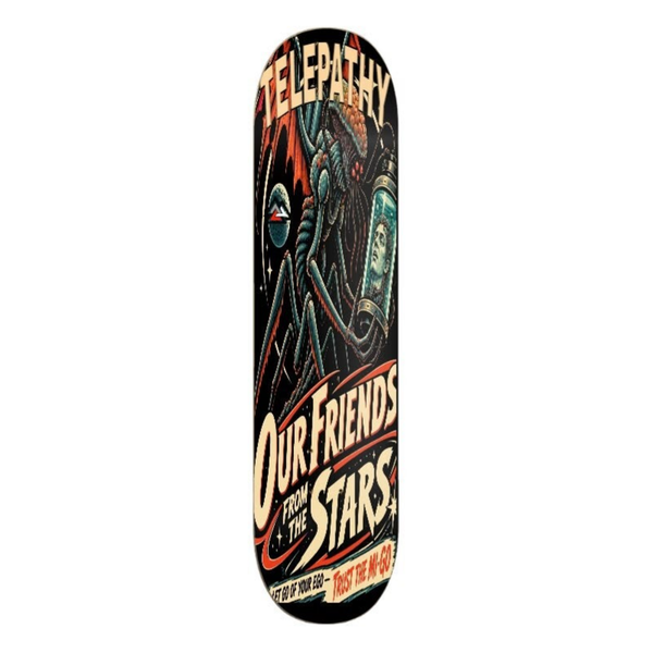Telepathy Skateboards "Alien Distrust" Skate Deck