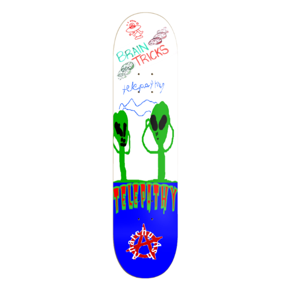 Telepathy Skateboards "Mind Tricks" Skate Deck