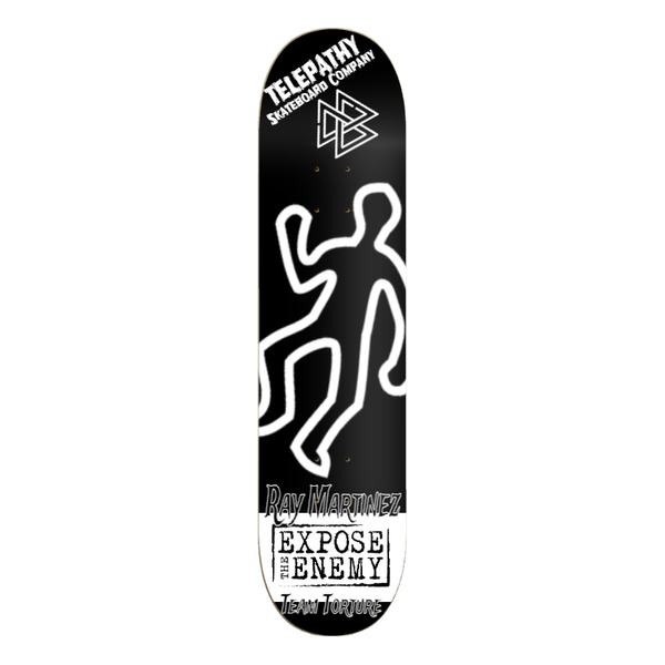 Telepathy Skateboards "Expose The Enemy" Skate Deck