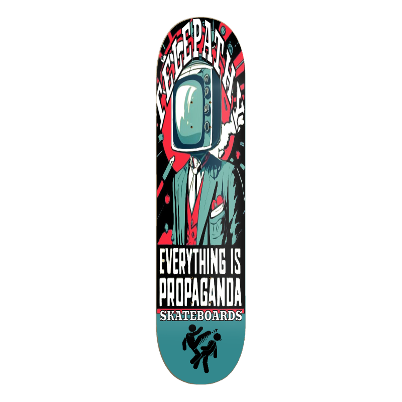 Telepathy Skateboards "Propaganda III" Skate Deck