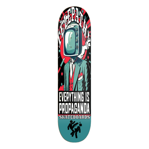 Telepathy Skateboards "Propaganda III" Skate Deck