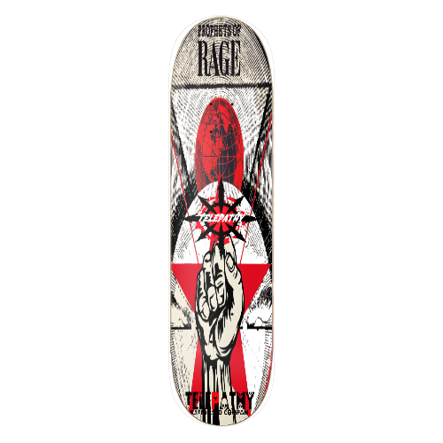 Telepathy Skateboards "Prophets Of Rage" Skate Deck