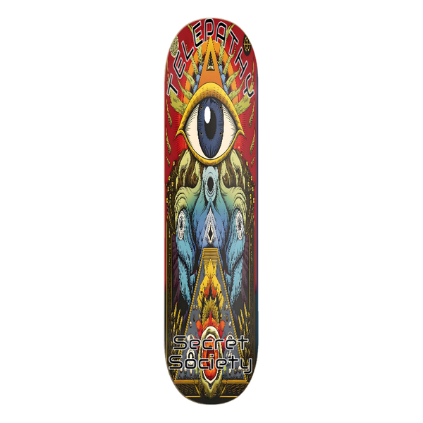 Telepathy Skateboards "Secret Society" Skate Deck