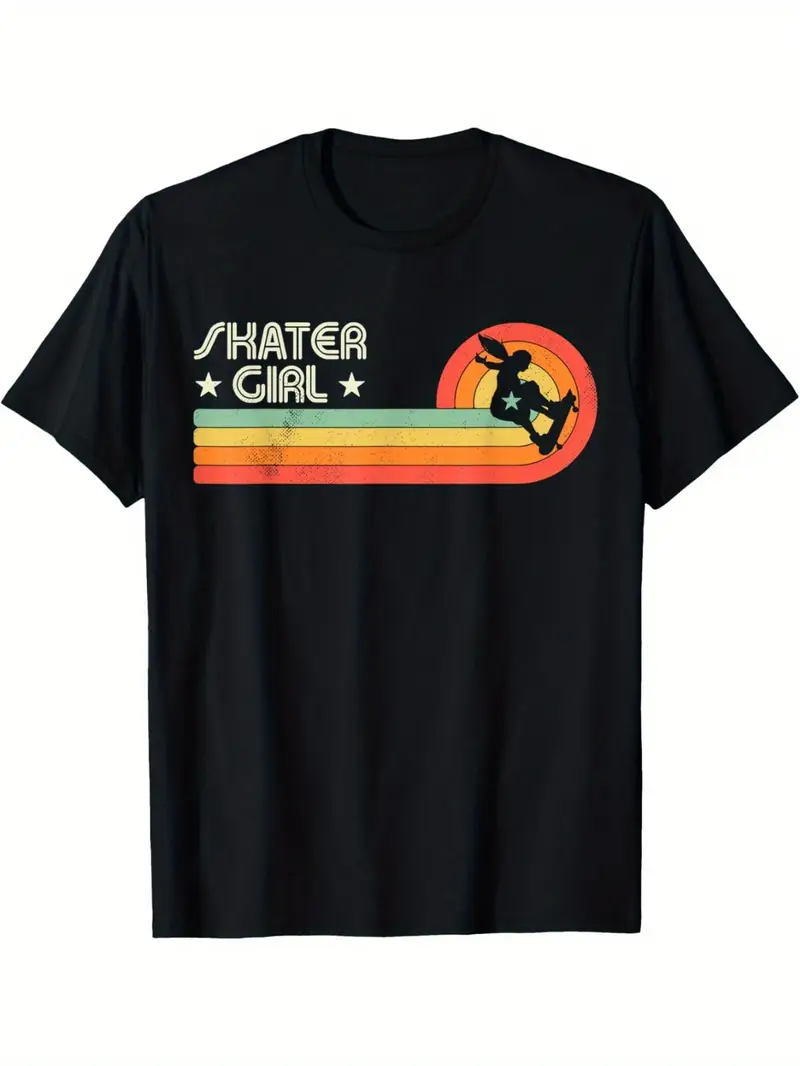 Skater Girl Graphic T-Shirt