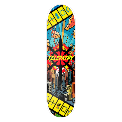 Telepathy Skateboards "Solar City" Skate Deck