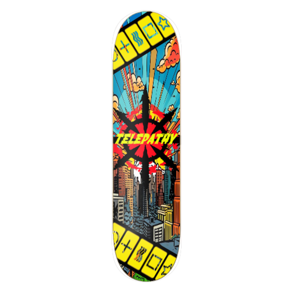 Telepathy Skateboards "Solar City" Skate Deck