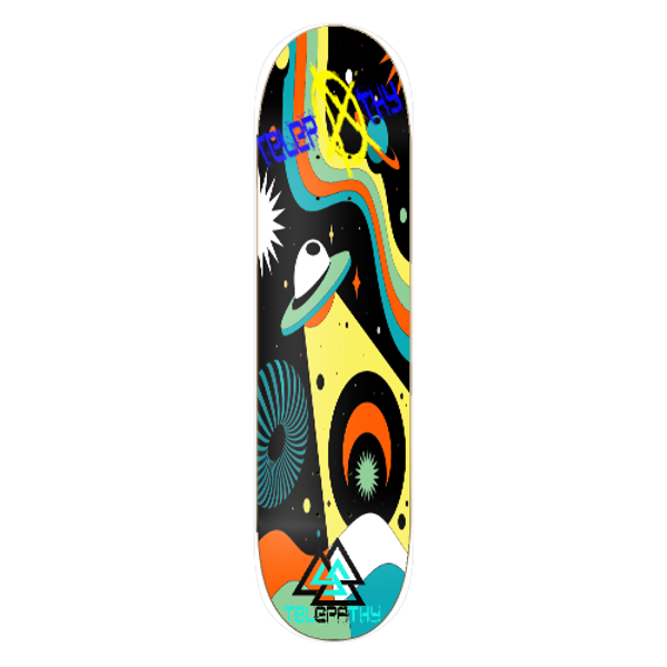 Telepathy Skateboards "Space Invader" Skate Deck