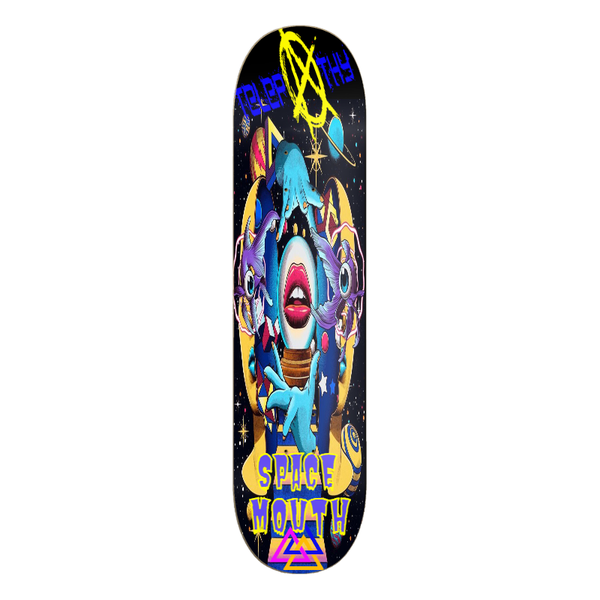 Telepathy Skateboards "Space Mouth" Skate Deck