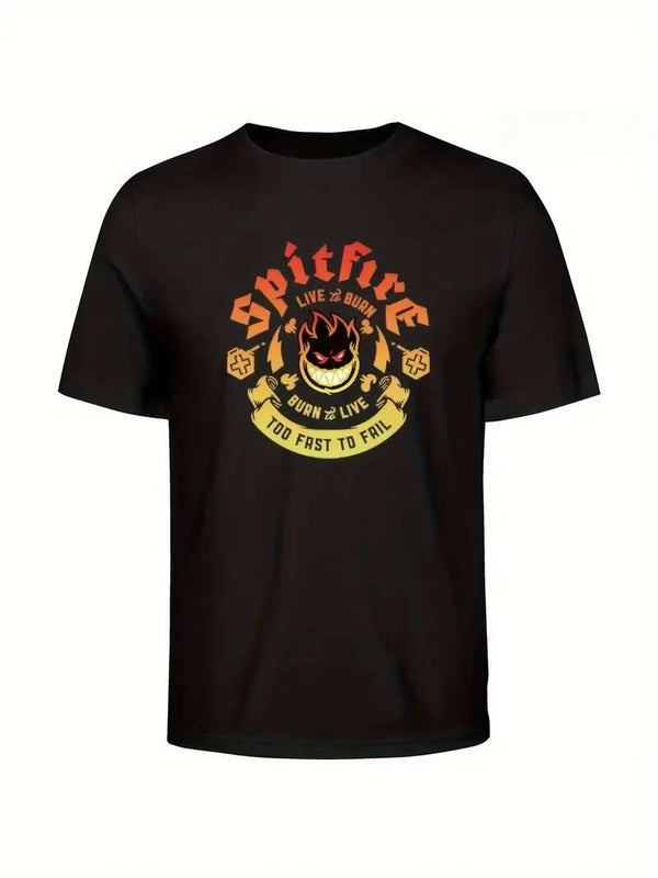 Spitfire Graphic T-Shirt Black
