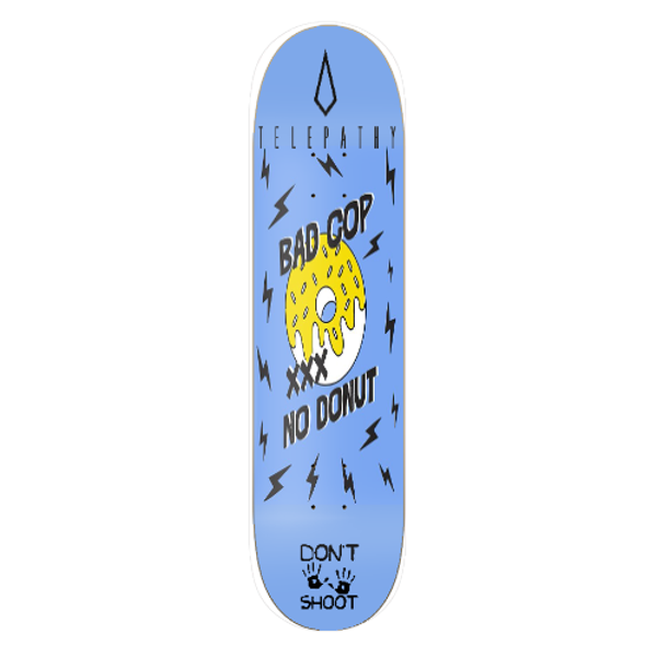 Telepathy Skateboards "Bad Cop" Skate Deck
