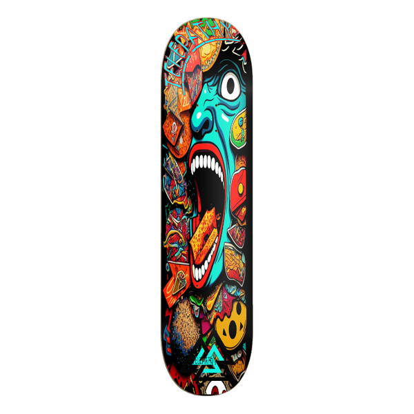 Telepathy Skateboards "Crowded Mouth Skate Deck