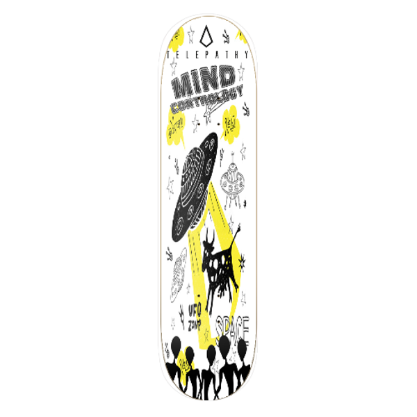 Telepathy Skateboards "Mind Contrology" Skate Deck