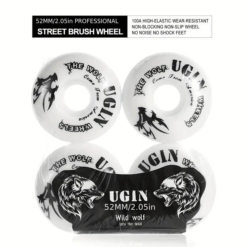 Ugin White Wolf 52mm Skateboard Wheels