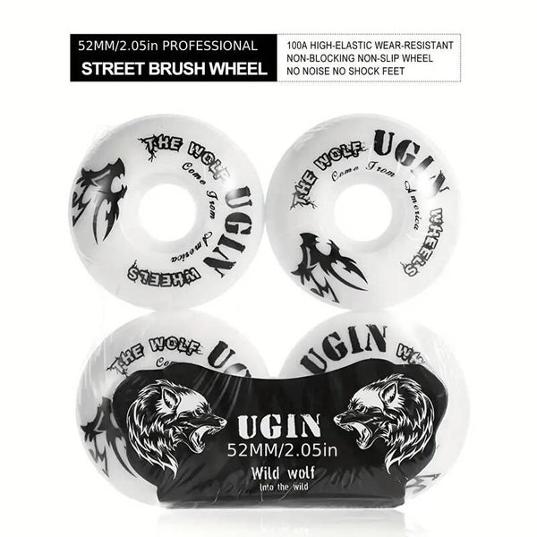 Ugin White Wolf 52mm Skateboard Wheels