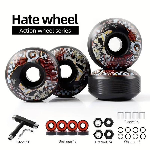 Action 52mm Hate Wheels Series Ready To Roll Set