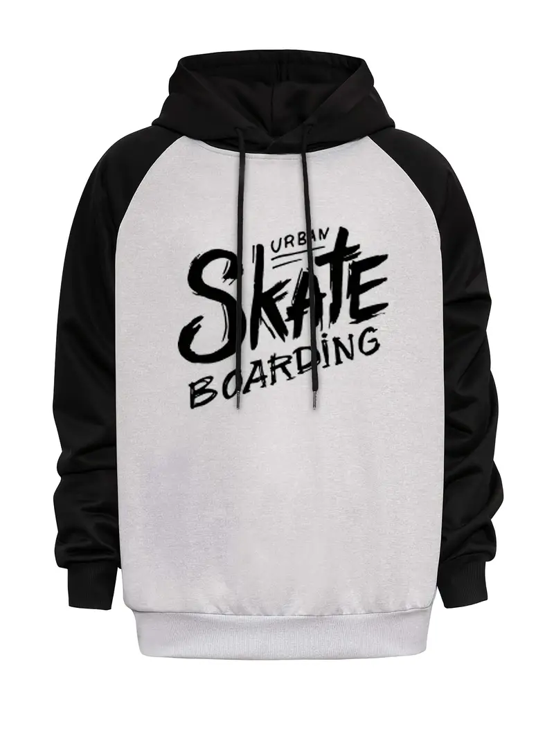 Long Sleeve Skate Cotton Hoodie