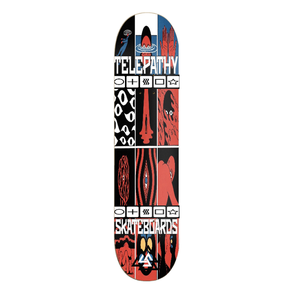 Telepathy Skateboards "The Watchers" Skate Deck