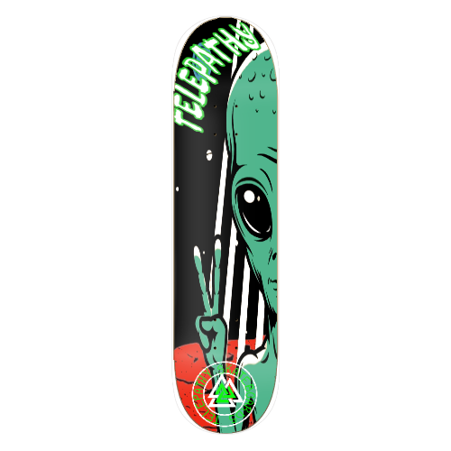 Telepathy Skateboards "World Peace" Skate Deck