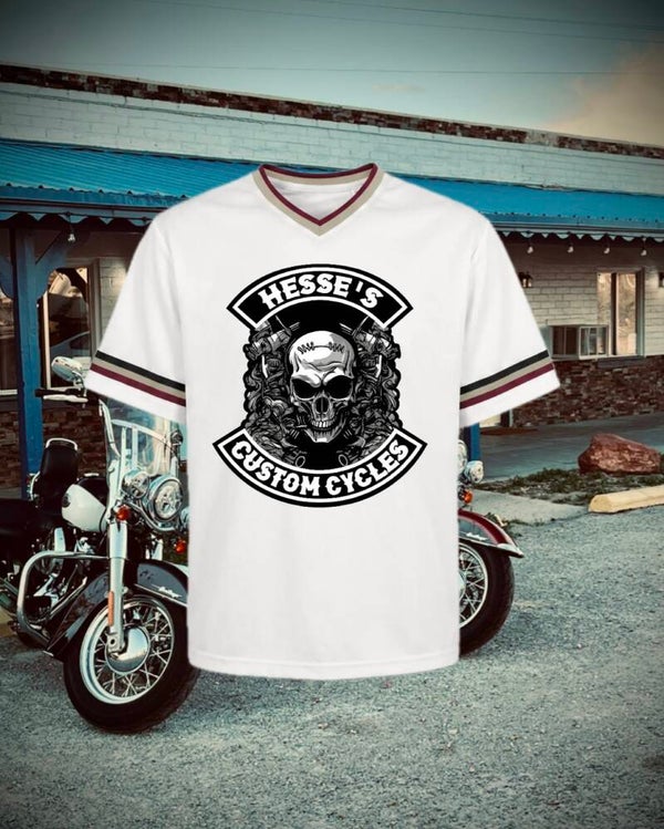 Baseball Shirt Unisex Skull