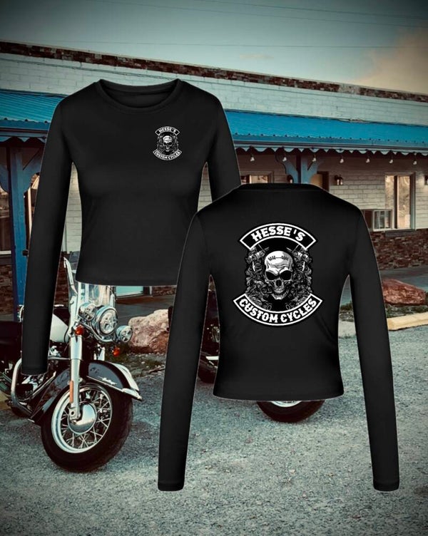 Slim Fit Sleeve Lady Skull