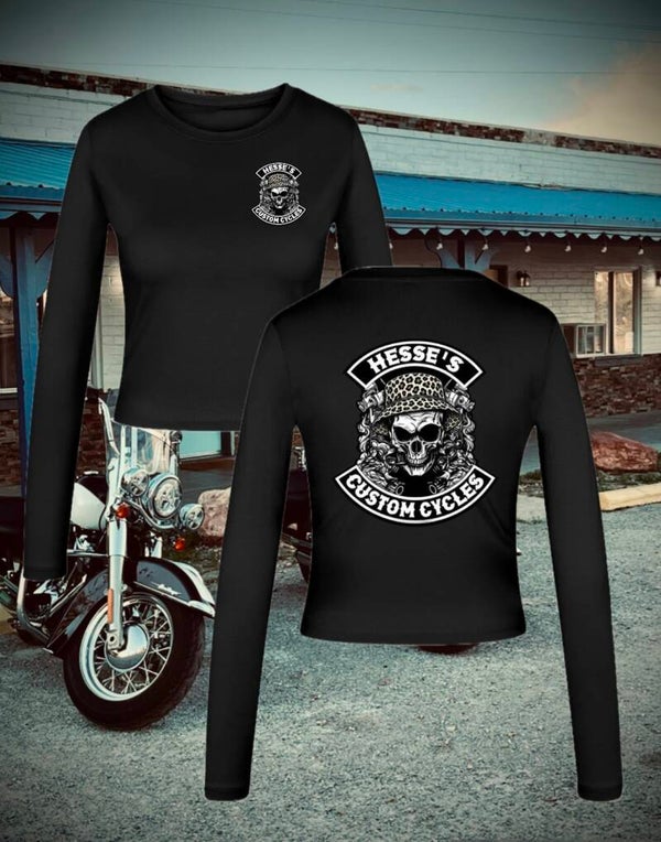 Slim Fit Sleeve Lady Leo Skull