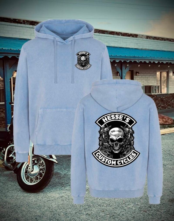 Hoodie Vintage Unisex Skull