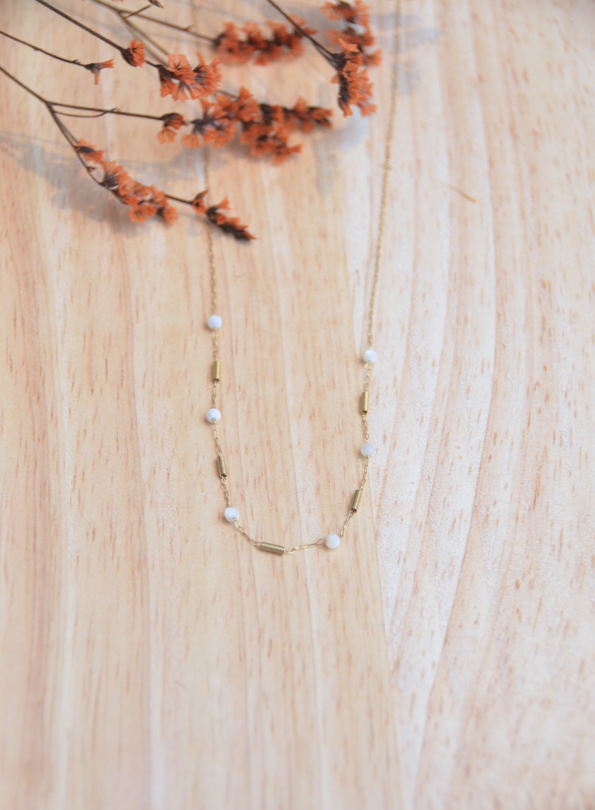 Collection Ambre: Collier Elina