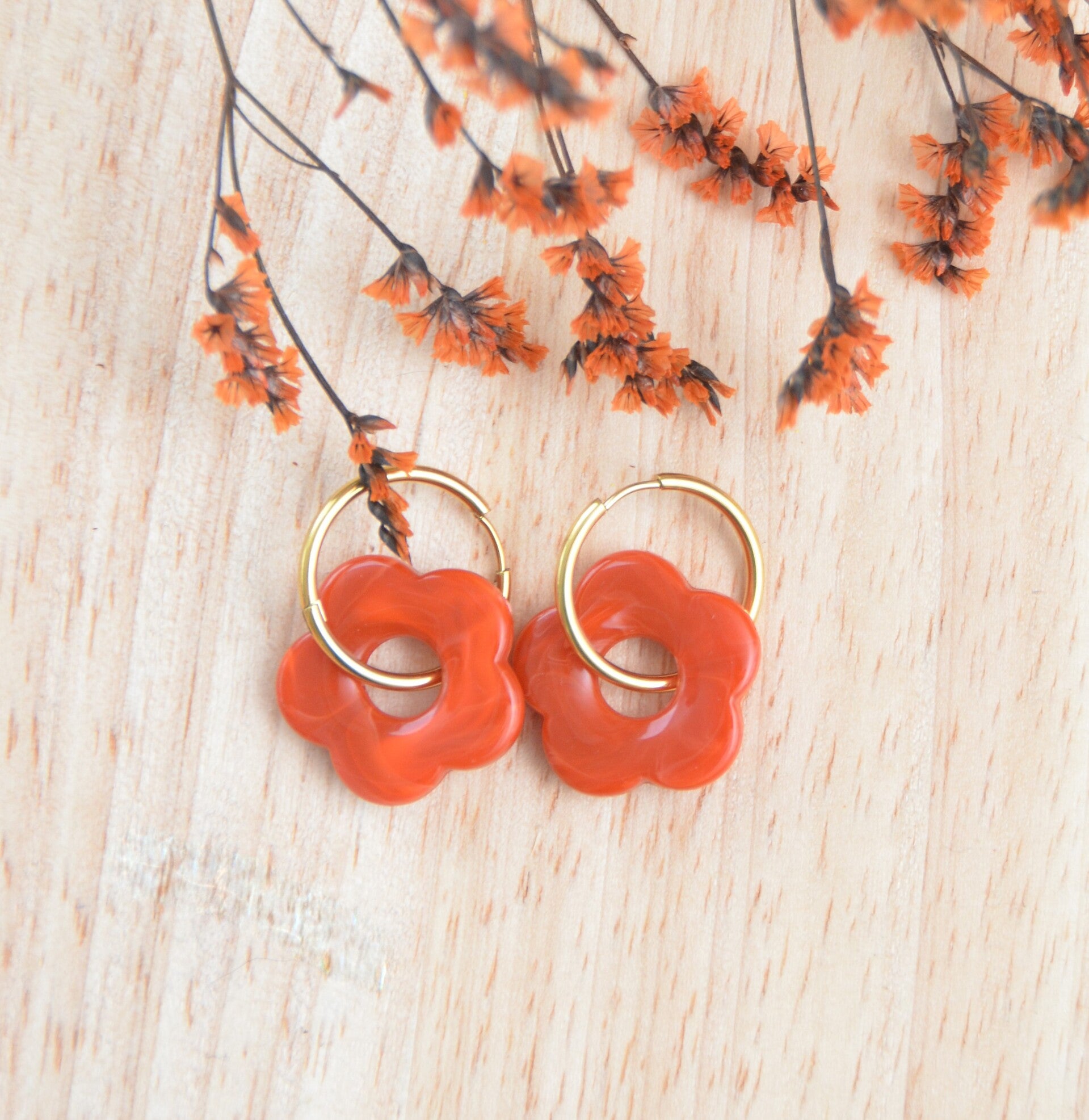 Collection Marie : Boucles d'oreilles Nuages