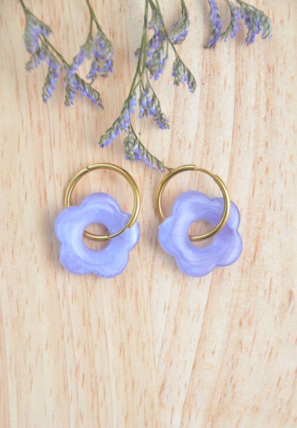 Collection Annabelle : Boucles d'oreilles Nuages