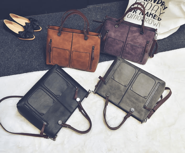 Western Bag | Handgemaakte nubuck tas
