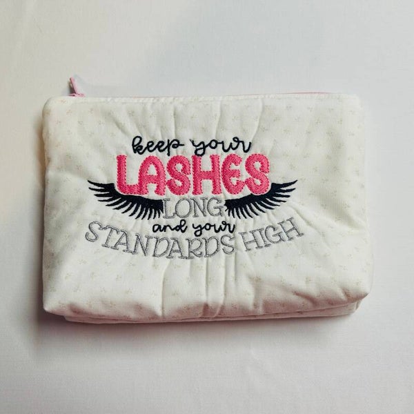 Embroidered Make up Bag