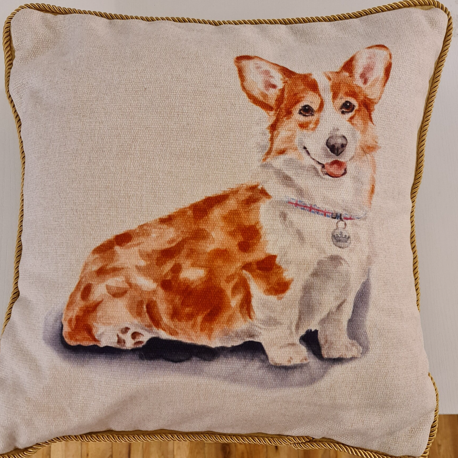 Royal Corgi Cushion