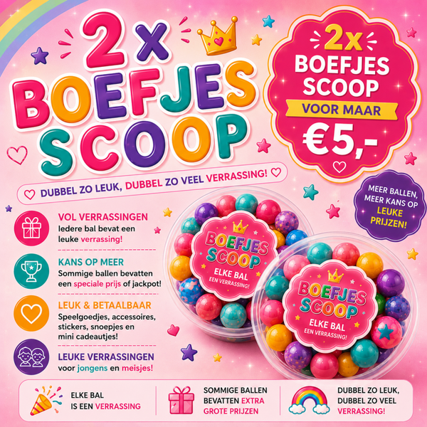 2 x Boefjes Scoop 🌈🎉