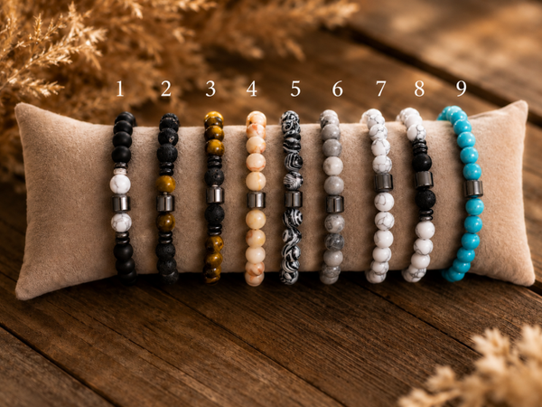 Natuursteen armband – Diverse kleuren