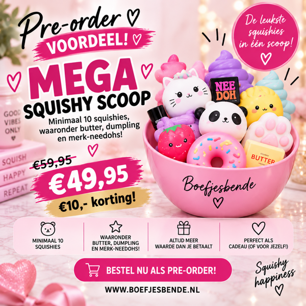 Tijdelijke Pre-order Mega Squishy Scoop