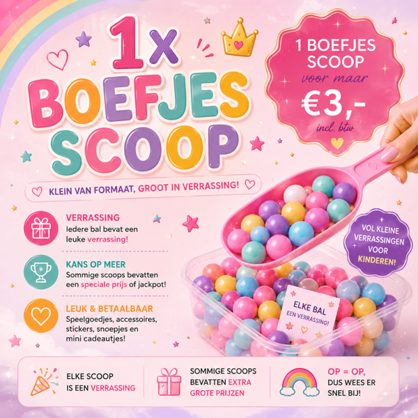 1 x Boefjes Scoop 🌈🎉