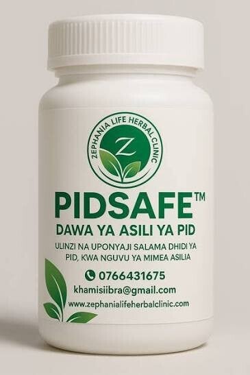 PIDSAFE ni mchanganyiko wa mimea ya asili unaosaidia afya ya mfumo wa uzazi, kumaliza kabisa usumbufu wa PID na kuimarisha ustawi wa uzazi. 