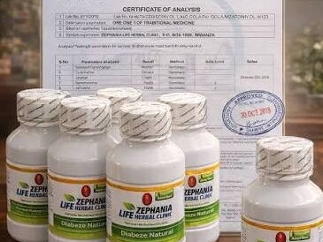 DIABEZE NATURAL - Dawa ya Asili ya Kisukari kutoka Zephania Life Herbal Clinic