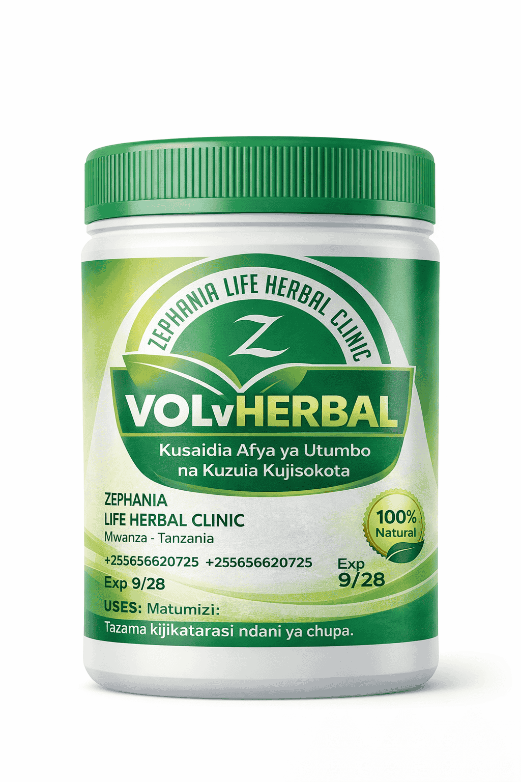 Volvherbal ni dawa nzuri sana inayosaida kuboresha mfumo mzima wa mmeng'enyo wa chakula na pia ina msaada mkubwa wa kuzuia utumbo kujisokota. 