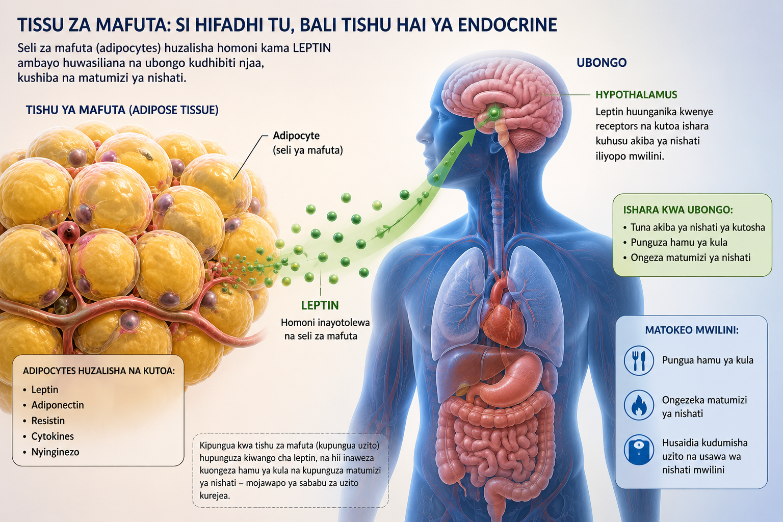 Sayansi ya ubongo homoni na metabolism katika udhibiti wa uzito