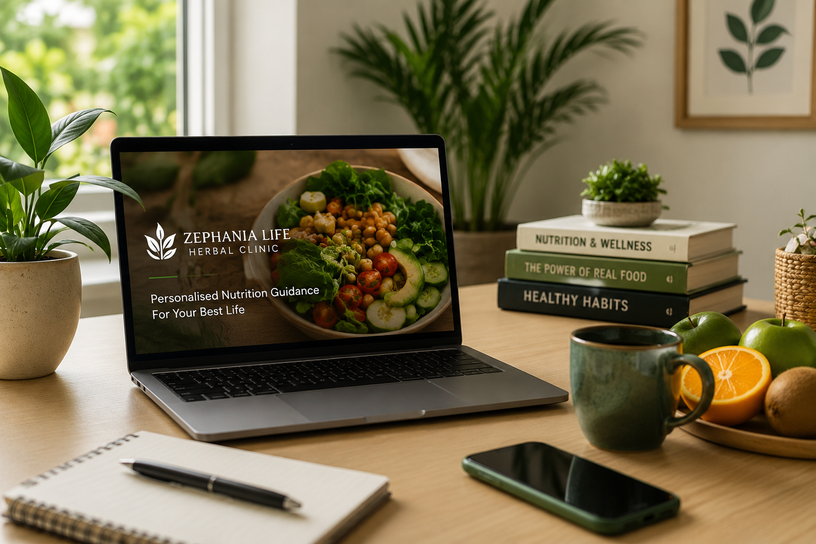 Zephania Life Herbal Clinic personalised online food and nutrition consultation