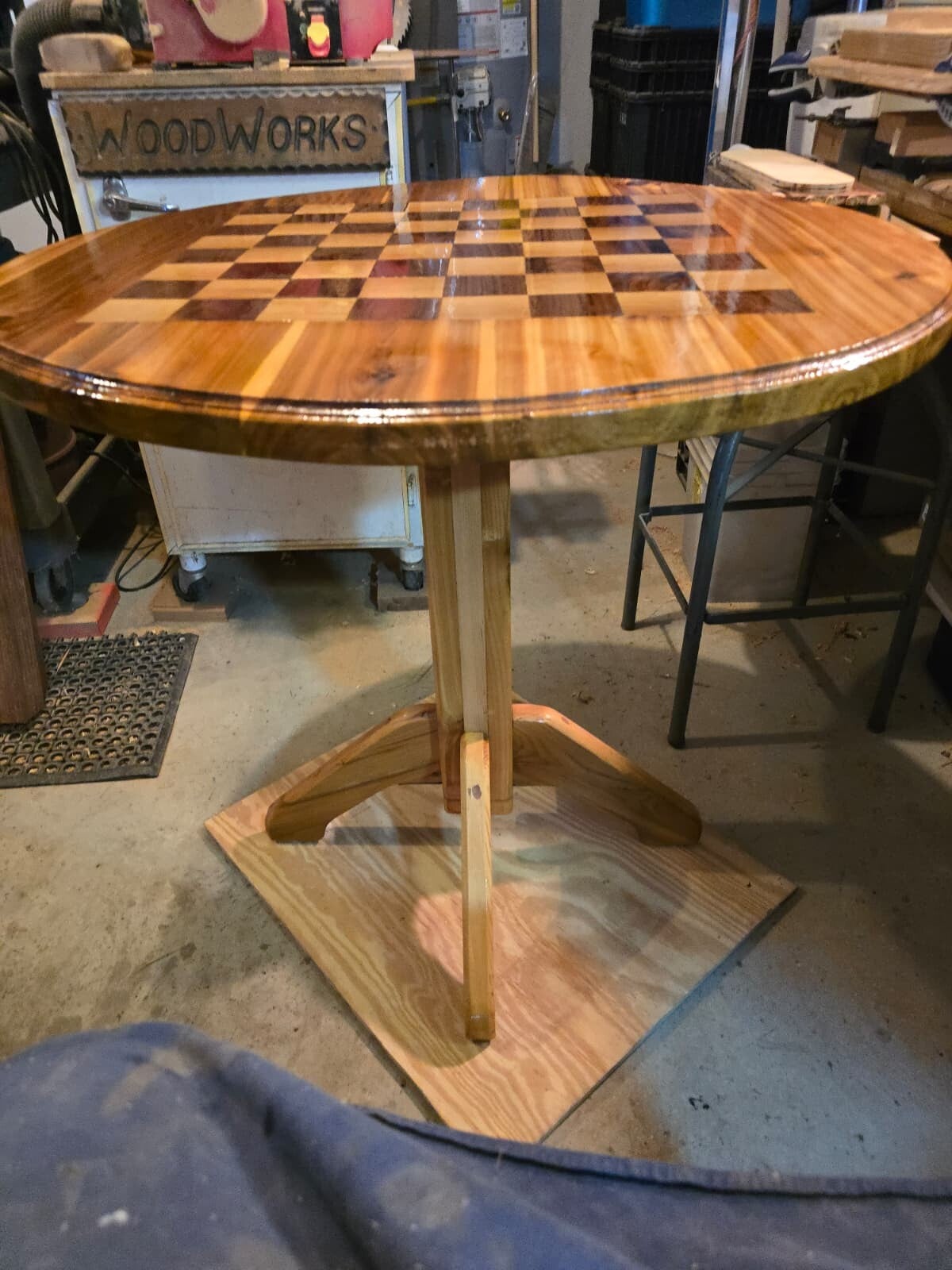 Western Cedar Checkerboard Tables