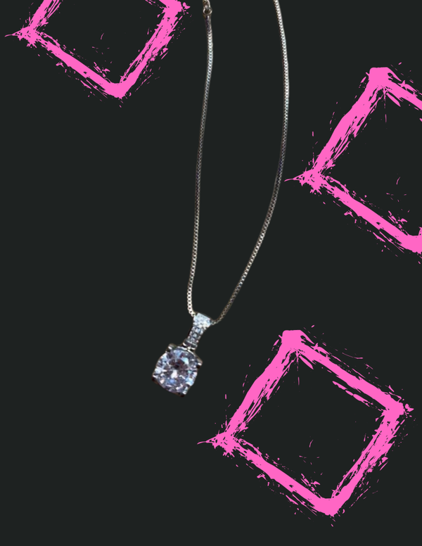 Paved Zirconia Necklace
