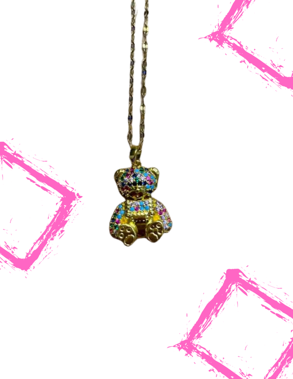 Cute Bear Pendant Necklace