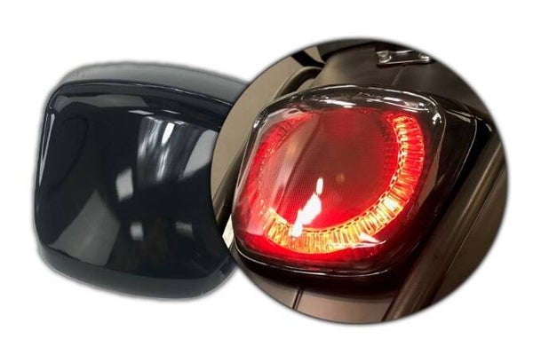 LED achterlicht smoke (rond)