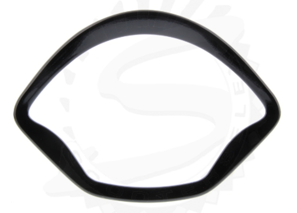 Km Teller Rand Notte Glanzend Zwart