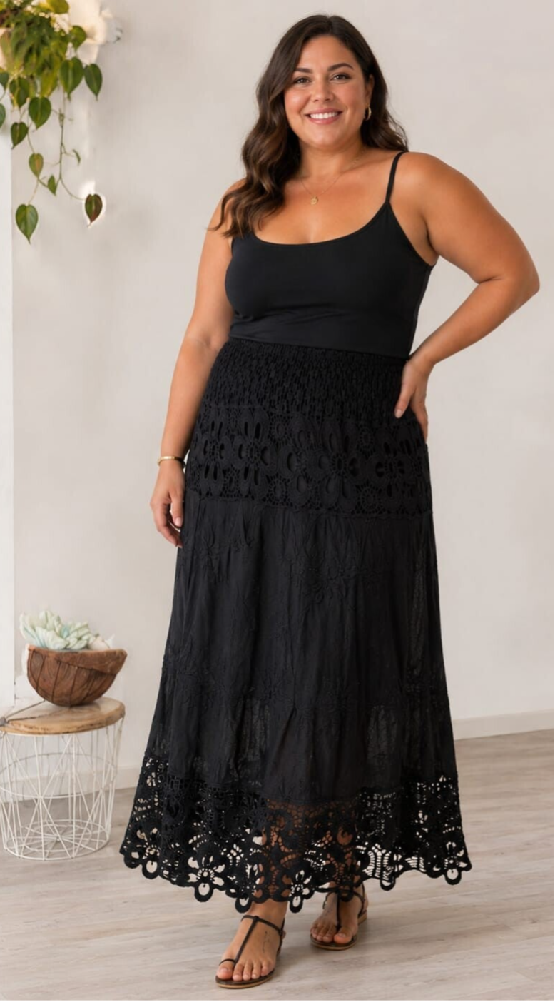 Falda crochet Ibiza