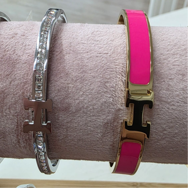 Brazalete acero inspiración Hermes