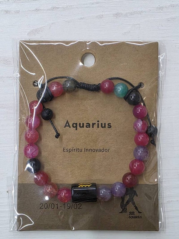 Pulsera de piedra zodiaco