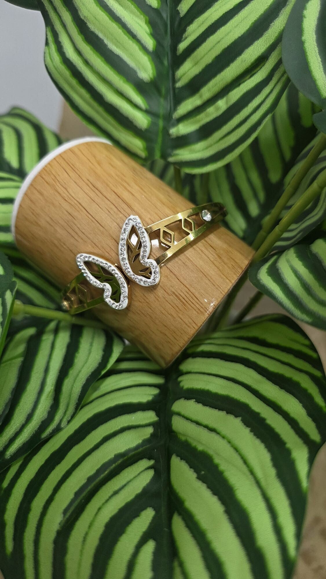 Brazalete acero Mariposa